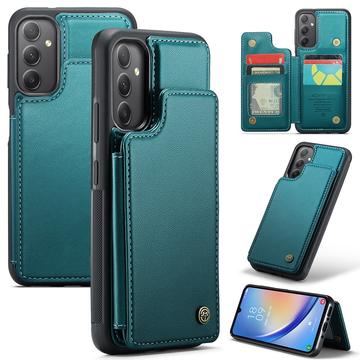 Samsung Galaxy A34 5G Caseme C22 Hoesje RFID-kaart portemonnee - Groen