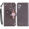 Samsung Galaxy A35 Uil Strass Portemonnee Hoesje