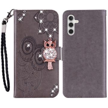 Samsung Galaxy A35 Uil Strass Portemonnee Hoesje