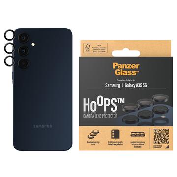 Samsung Galaxy A35 PanzerGlass Hoepels Camera Lens Beschermer - Zwart