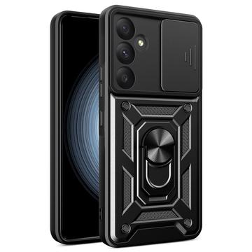 Samsung Galaxy A35 Rotary Ring Hybrid Case with Camera Shield