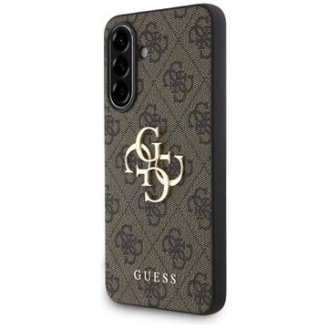 Samsung Galaxy A36 Guess 4G Big Metal Logo Hybride Hoesje - Bruin