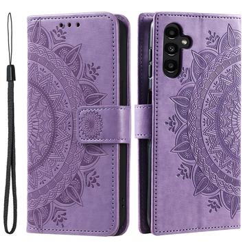 Samsung Galaxy A36 Mandala Series Portemonnee-hoesje - Paars