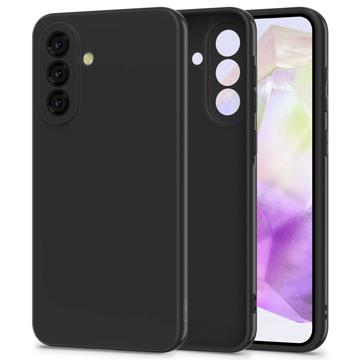 Samsung Galaxy A36 Tech-Protect Icon Siliconen Hoesje - Zwart