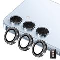 Samsung Galaxy A37/A57 Hat Prince Glitter Camera Lens Beschermer - Zwart