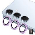 Samsung Galaxy A37/A57 Hat Prince Glitter Camera Lens Beschermer - Paars