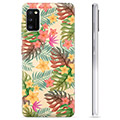 Samsung Galaxy A41 TPU Hoesje - Roze Bloemen