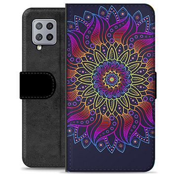 Samsung Galaxy A42 5G Premium Wallet Hoesje - Kleurrijke Mandala