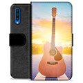 Samsung Galaxy A50 Premium Portemonnee Hoesje - Gitaar