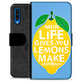Samsung Galaxy A50 Premium Portemonnee Hoesje - Citroenen