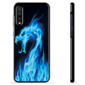 Samsung Galaxy A50 Beschermhoes - Blue Fire Dragon