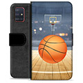 Samsung Galaxy A51 Premium Portemonnee Hoesje - Basketbal
