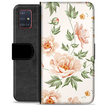 Samsung Galaxy A51 Premium Wallet Hoesje - Bloemen