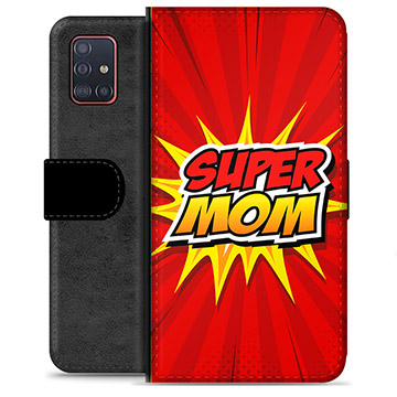 Samsung Galaxy A51 Premium Portemonnee Hoesje - Super Mom