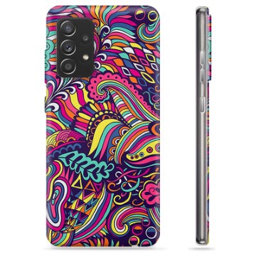 Samsung Galaxy A52 5G, Galaxy A52s TPU-hoesje - Abstracte bloemen