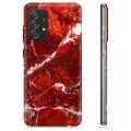 Samsung Galaxy A52 5G, Galaxy A52s TPU Hoesje - Rood Marmer