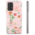 Samsung Galaxy A52 5G, Galaxy A52s TPU-hoesje - Aquarel Bloemen