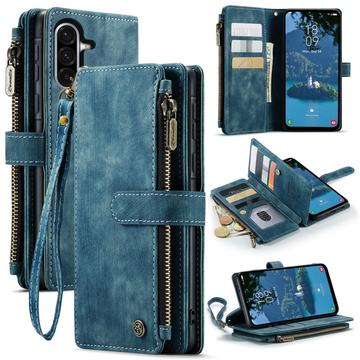 Samsung Galaxy A56 Caseme C30 Multifunctioneel Portemonnee Hoesje - Blauw