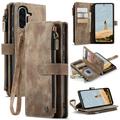 Samsung Galaxy A56 Caseme C30 Multifunctioneel Portemonnee Hoesje - Bruin