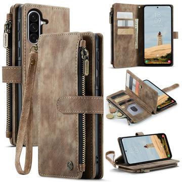 Samsung Galaxy A56 Caseme C30 Multifunctioneel Portemonnee Hoesje - Bruin
