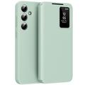 Samsung Galaxy A56 Smart Clear View Flip Case met kaartsleuf