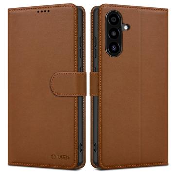 Samsung Galaxy A56 Tech-Protect Portemonnee Hoesje Met Magneet & Standaard - Bruin