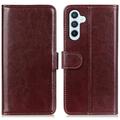 Samsung Galaxy A56 Portemonnee Hoesje met Magnetische Sluiting - Bruin