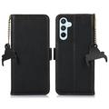 Samsung Galaxy A56 Leren Portemonnee Hoesje met RFID