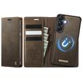 Samsung Galaxy A57 Caseme C49 2-in-1 afneembare portemonneehoes - MagSafe-compatibel, RFID - Koffie