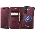 Samsung Galaxy A57 Caseme C49 2-in-1 afneembare portemonneehoes - MagSafe-compatibel, RFID - Rood