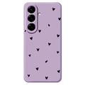 Samsung Galaxy A57 Hartpatroon Slim TPU Hoesje - Paars / Zwart