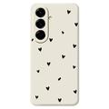 Samsung Galaxy A57 Hartpatroon Slim TPU Hoesje - Beige / Zwart