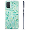 Samsung Galaxy A71 TPU Hoesje - Groen Mint