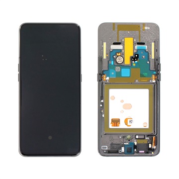 Samsung Galaxy A80 Voorzijde Cover & LCD Display GH82-20348A - Zwart