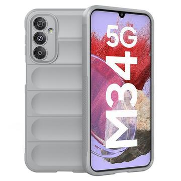 Samsung Galaxy F34/M34 5G Rugged TPU Hoesje - Lichtgrijs