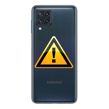 Samsung Galaxy M32 Batterij Cover Reparatie - Zwart
