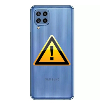 Samsung Galaxy M32 Batterij Cover Reparatie - Blauw