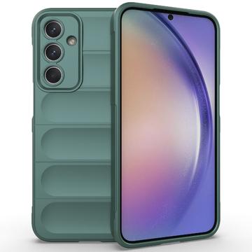 Samsung Galaxy M35 Rugged TPU Hoesje - Groen