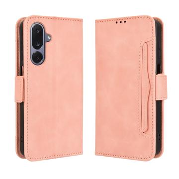 Samsung Galaxy M36 kaarthouder portemonnee hoesje - Roze
