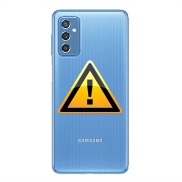 Samsung Galaxy M52 5G Batterij Cover Reparatie - Blauw