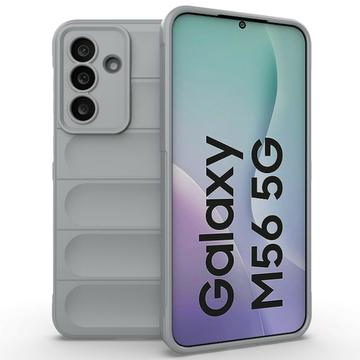 Samsung Galaxy M56 Rugged TPU Hoesje - Lichtgrijs