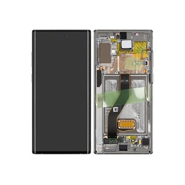 Samsung Galaxy Note10+ Voorzijde Cover & LCD Display GH82-20838C - Zilver