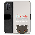 Samsung Galaxy Note10+ Premium Portemonnee Hoesje - Angry Cat