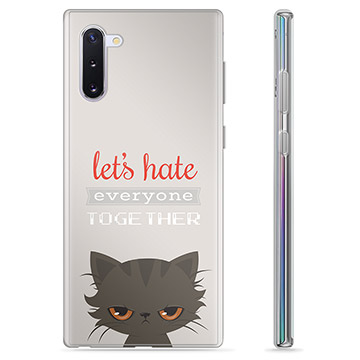 Samsung Galaxy Note10 TPU-hoesje - Angry Cat