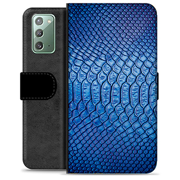 Samsung Galaxy Note20 Premium Portemonnee Hoesje - Leder