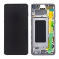 Samsung Galaxy S10 Voorzijde Cover & LCD Display GH82-18850A - Zwart