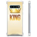 Samsung Galaxy S10 Hybrid Hoesje - King