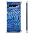 Samsung Galaxy S10 Hybrid Hoesje - Leder