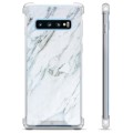 Samsung Galaxy S10 Hybrid Hoesje - Marmer