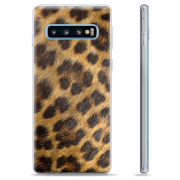 Samsung Galaxy S10+ TPU Hoesje - Luipaard